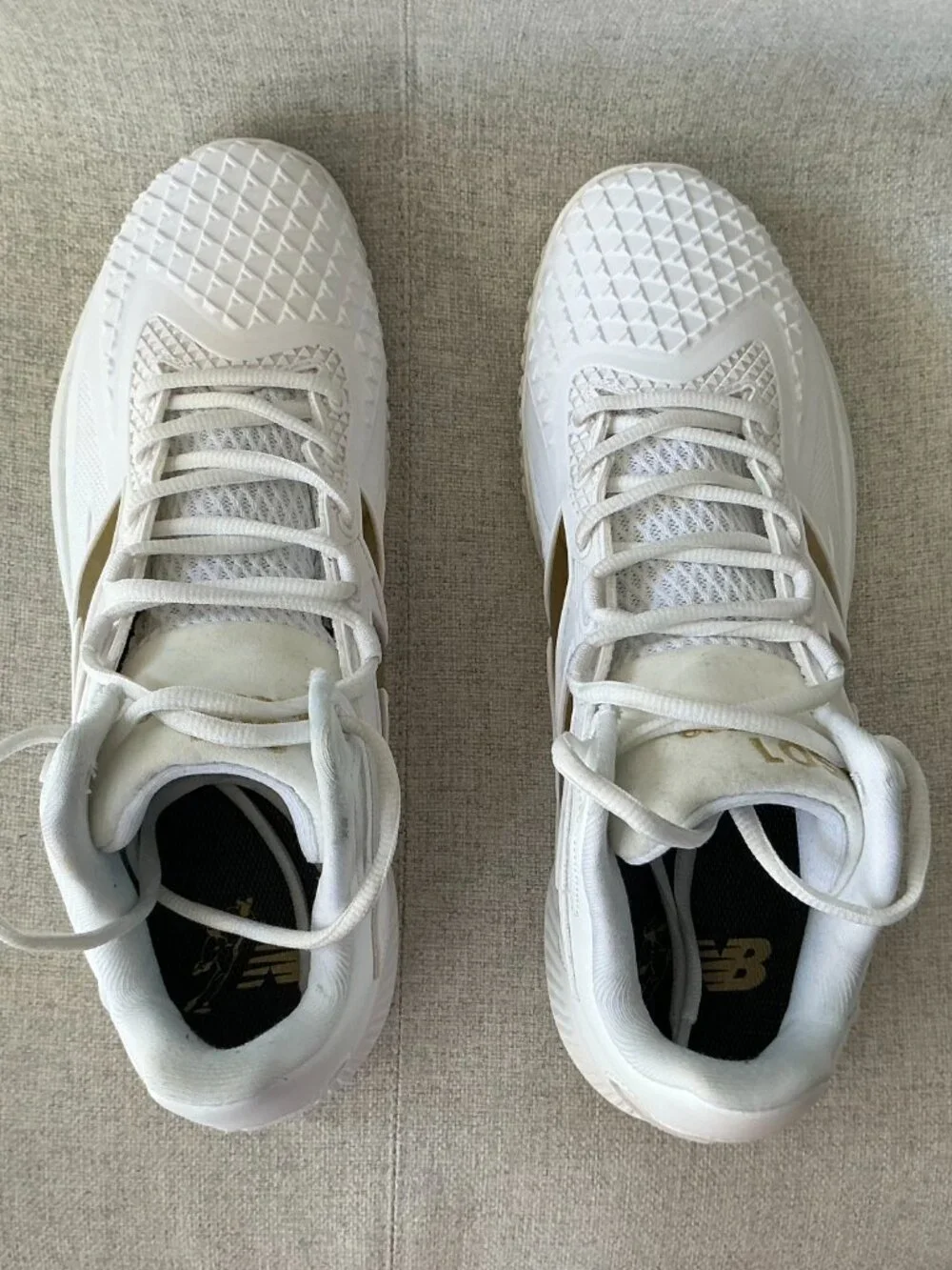 New Balance FuelCell Ohtani 1 White Gold Shohei Ohtani Shoes